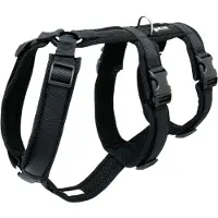 Petlando Mesh sikkerhedssele, sort - Størrelse L: 62 - 86 cm brystomkreds