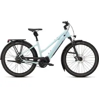 Specialized Turbo Vado 5.0 IGH Step-Through - Gloss Seafoam / 25% Lapis Pearl / Glacial Metallic - XL - Cykel