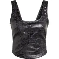 Adidas Pleather Corset Ærmeløs Top