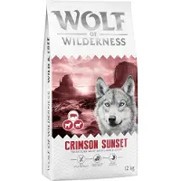 Wolf of Wilderness "Crimson Sunset" Lam & Ged - kornfri - Økonomipakke: 4 x 1 kg ny opskrift