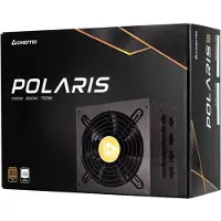 Chieftec Polaris Series 750W - Strømforsyning (intern) - ATX12V 2.4/ EPS12V - 80 PLUS Gold - AC 100-240 V - 750 Watt - aktiv PFC