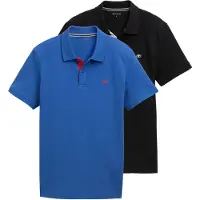 Tom Tailor Bluser & t-shirts royalblå / sort
