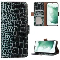 Mtp Products Crocodile Series Samsung Galaxy A53 5G Læderpung med RFID - Grøn