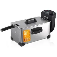 Mtp Products Elektrisk Frituregryde 3.5L - 2000W Hjem - Sølv