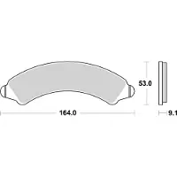 Brembo 07po16sd Sintrede Bremseklodser