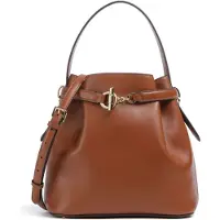 Ralph Lauren Lauren Ralph Laurentil kvinder. 431982787002 Blaike mellemstor brun lædertaske (OSFA), Casual