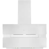 Silverline HISAR SL 3390-90 HV - Hætte - skorsten vinklet - bredde: 89.6 cm - dybde: 32.9 cm - udtrækning og recirkulation (-) - uden motor - hvid