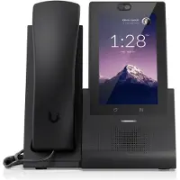 Ubiquiti UniFi Touch - Subscription Unlocked - VoIP-telefon - IEEE 802.11a/b/g/n/ac (Wi-Fi) - SIP, SDP, RTP, RTCP - multilinje - sort