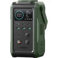 JOYROOM JR-PBF10 75000mAh Power Bank med lys/lydalarm - 100W - Oliven