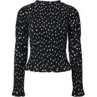 Y.A.S Bluse 'YASCHEMMA' sort / hvid