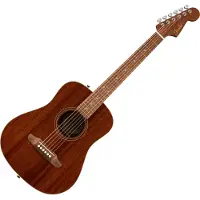 Fender California Standard Redondo Mini Acoustic Guitar with Bag Sapele Top Natural Sapele