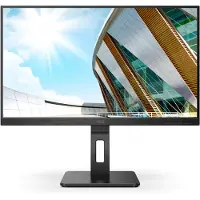 AOC 23,8" 24P2QM VGA DVI HDMI DP USB 3.0 x 4 skærm, 2 x 2W højttalere
