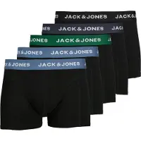 Jack & Jones Boksershorts 'Solid' blandingsfarvet / sort