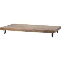 Home Styling Collection Serviravimo lenta medinė ant kojų 49x25 cm