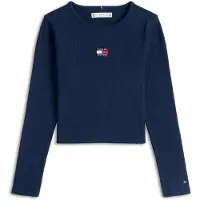 Tommy Hilfiger Bluser & t-shirts 'Heritage Extra Slim Long Sleeve' marin
