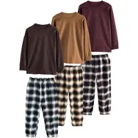 Next Nattøj navy / kastaniebrun / cappuccino / bordeaux