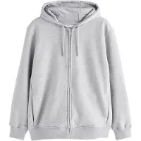 Next Sweatjakke grå-meleret