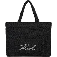 Karl Lagerfeld Strandtaske 'K/Signature' sort