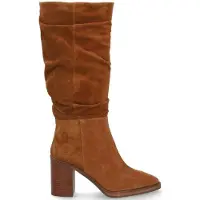 Alpe Alpetil kvinder. 521911 Brune Indiana-læderstøvler (37), 3-5 cm, Lynlås, Casual