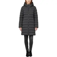 Ecoalf ECOALFtil kvinder. MCWGAJKCRONU0987W25-319 Cronulla Coat sort (S), Casual, Polyester, Bæredygtig