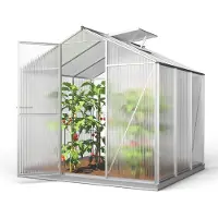 GFP 192 x 192 cm Drivhus, tilbehørs-sæt XL, 6 mm polycarbonat-pladerne