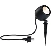 Paulmann Kikolo, Spotbelysning, Sort, Aluminium, Plast, Områdebelysning, Skyggebelysning, Træbelysning, Wall lighting, II, IP65