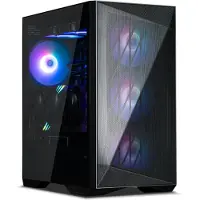 Zalman Z9 Iceberg MS - Mid tower - udvidet ATX - sidepanel med vindue (hærdet glas) - ingen strømforsyning - sort - USB/Lyd