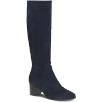 Caprice Boots, blue, made of Textiles with Block heel, Size 39