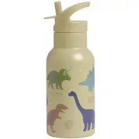 A Little Lovely Company Dinosaurs Steel Flaske