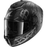 Shark Spartan RS Shiever Integralhjelm Mat/Karbon/Sort XL