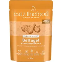 Catz Finefood Økonomipakke: 64 x 85 g portionsposer - Fjerkræ