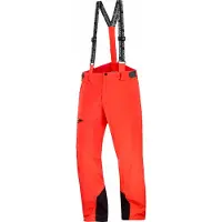 Salomon - Skibukser - Brilliant Pant M Cherry Tomato til Unisex - Størrelse M - Rød