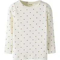 Lil´ Atelier Bluser & t-shirts 'NMFGago' mørkerød / hvid