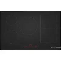 Bosch Serie 6 PVW81CHB1E, Sort, Indbygget, 80 cm, Zone induktionskogeplade, Keramisk, 5 zone(s)