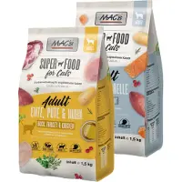 Mac'S Blandet pakke: tør- & vådfoder til katte - Adult and, kalkun & kylling