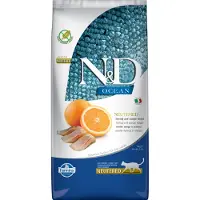 Farmina N&D Ocean Neutered Cat - Sild & Appelsin - 5 kg