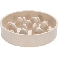 Designed By Lotte Bamboo Anti-Slugeskål Pom - Kat - Beige