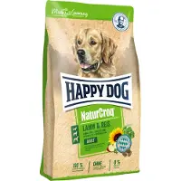 Happy Dog NaturCroq Hundefoder - Lamm & Reis (Lam & Ris) - 11 kg