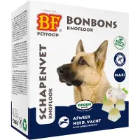 Biofood BF Petfood Fårefedt Maxi bonbons med hvidløg til hunde