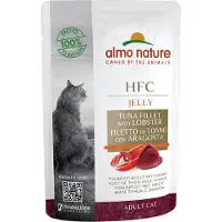 Almo Nature Økonomipakke: 24 x 55 g HFC Jelly Pouch - Tunfilet og hummer