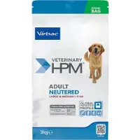 Virbac Hpm Voksen Kastreret Stor Og Mellemstor Hundemad 3kg