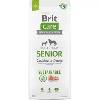 Brit Dog Sustainable Senior Kylling & Insekter - 12 kg
