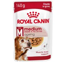 Royal Canin Medium Ageing i sauce - Økonomipakke: 40 x 140 g