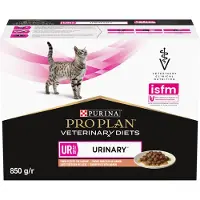 Purina Pro Plan Veterinary Diets UR Urinary - Kat - Pouch Laks - 10x85g
