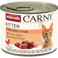 Animonda Carny Økonomipakke: 24 x 200 g Kitten - Kalv, Kylling & Kalkun