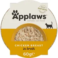 Applaws Kyllingebryst Og Ris 10x60g Kattemad