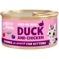 Edgard & Cooper - Frilandsand og kyllingestykker i sauce - Killing - 18 x 85 g