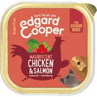 Edgard & Cooper Senior - Kylling & Laks - 11 x 150 g