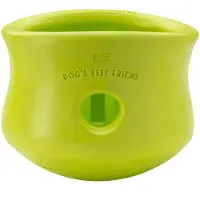 West Paw Zogoflex Toppl Treat Dispensing Hundeleget?jspuslespil - Interaktivt tyggeleget?j til hunde - Hundeleget?j til moderate tyggere Hentefan