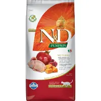 Farmina N&D Pumpkin Neutered Kattefoder - Vagtel - 5 kg